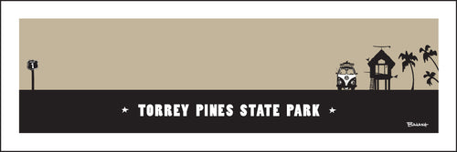 TORREY PINES STATE PARK ~ SURF HUT ~ 8x24
