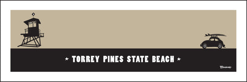 TORREY PINES ~ TOWER ~ SURF BUG ~ 8x24