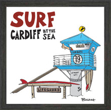 Load image into Gallery viewer, SURF ~ CARDIFF BY THE SEA ~ TOWER 19 ~ 12x12
