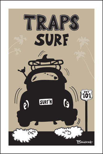 TRAPS SURF ~ SURF BUG TAIL AIR ~ 12x18