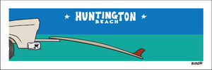 HUNTINGTON BEACH ~ TAILGATE SURFBOARD ~ 8x24