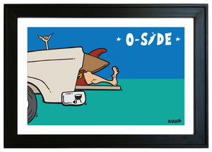 OCEANSIDE ~ TAILGATE SURF GREM ~ 12x18