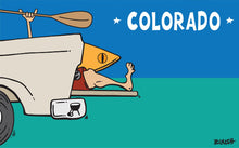 Load image into Gallery viewer, COLORADO ~ TAILGATE KAYAK GREM ~ 12x18