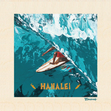 HANALEI ~ KAUAI ~ TUCK ~ 6x6