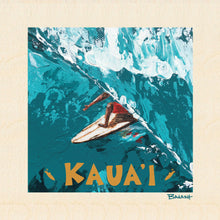 Load image into Gallery viewer, KAUAI ~ TUCK ~ BIRCH WOOD PRINT ~ 6x6