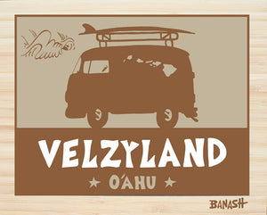 VELZYLAND ~ SURF BUS ~ 16x20