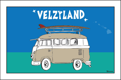 VELZYLAND ~ SURF BUS ~ 12x18