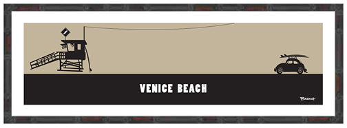 VENICE BEACH ~ SURF BUG ~ TOWER ~ 8x24