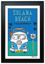 Load image into Gallery viewer, SOLANA BEACH ~ VW BUS GRILL ~ 12x18