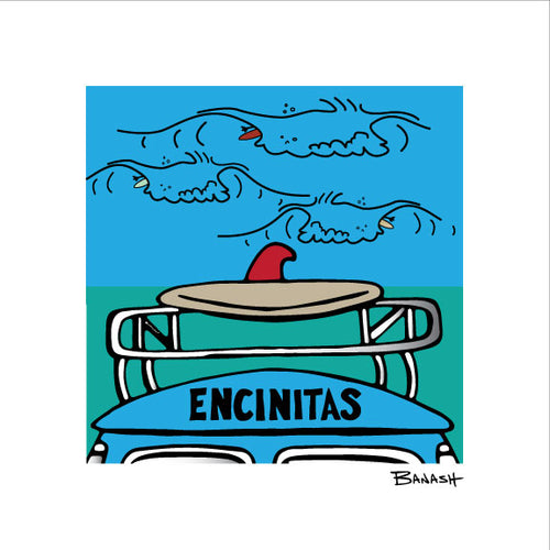 ENCINITAS ~ WAVE RIDERS ~ 12x12