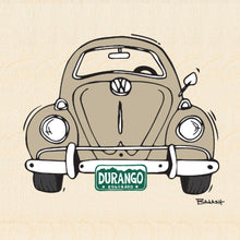 Load image into Gallery viewer, DURANGO ~ VW BUG GRILL LIC PLATE ~ 6x6