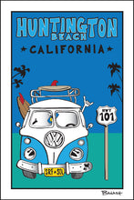 Load image into Gallery viewer, HUNTINGTON BEACH ~ SURF VW BUS GRILL ~ 12x18