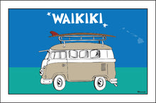 Load image into Gallery viewer, WAIKIKI ~ SURF BUS ~ 12x18