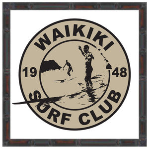 WAIKIKI SURF CLUB ~ 1948 ~ 12x12