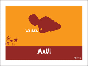 WAILEA TOWN ~ MAUI ISLAND ~ 16x20