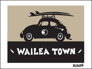 WAILEA TOWN ~ SURF BUG ~ 16x20