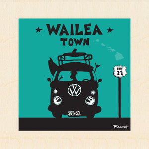 WAILEA TOWN ~ SURF BUS GRILL ~ 6x6