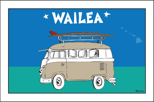 WAILEA ~ SURF BUS ~ 12x18