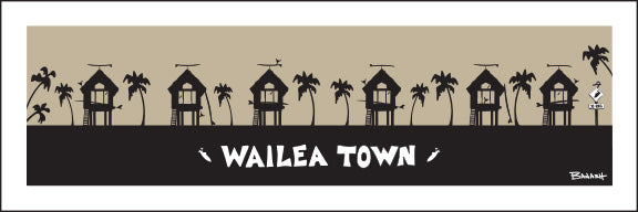 WAILEA TOWN ~ SURF HUTS ~ 8x24