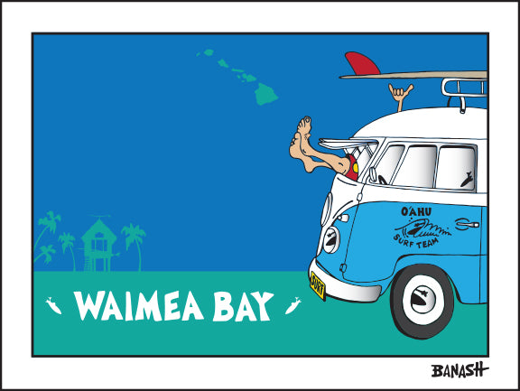 WAIMEA BAY ~ GREM 10 ~ 16x20