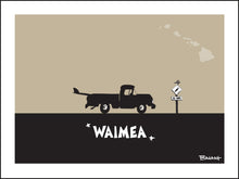 Load image into Gallery viewer, WAIMEA ~ SURF PICKUP ~ 16x20