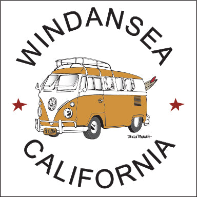 WINDANSEA ~ CALIF STYLE BUS ~ 12x12