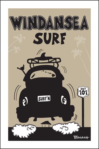 WINDANSEA ~ SURF BUG TAIL AIR ~ 12x18